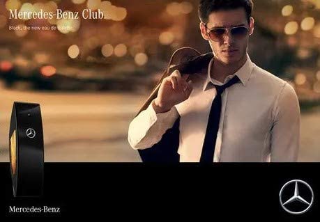 Mercedes Benz Club Black Eau de Toilette Uma fragrância elegante e sofisticada para homens